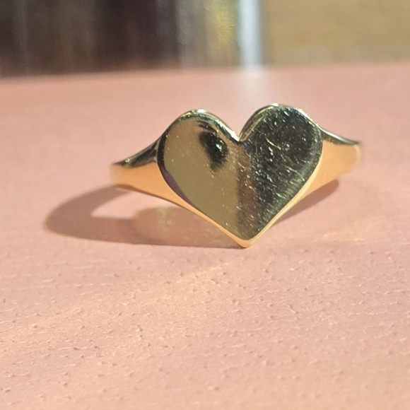no Brand Jewelry - 💕💍18K Real Gold Heart Ring💍💕